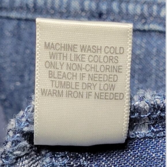 Christopher & Banks Womens Blue Denim Button Up 4 Pocket Jacket Size XL - Picture 4 of 13